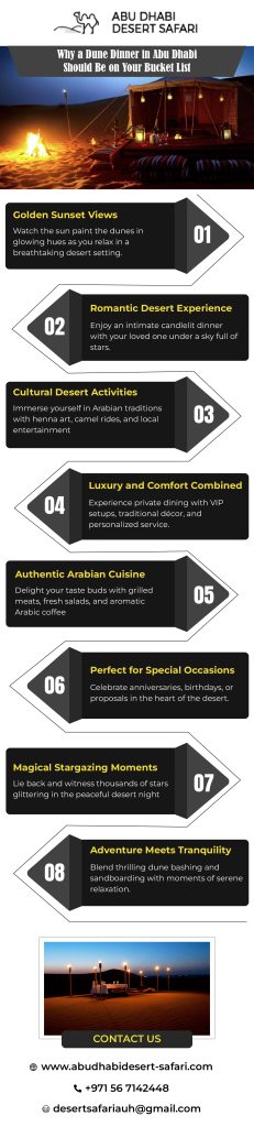 dune dinner abu dhabi – A Bucket-List Luxury You Must Try