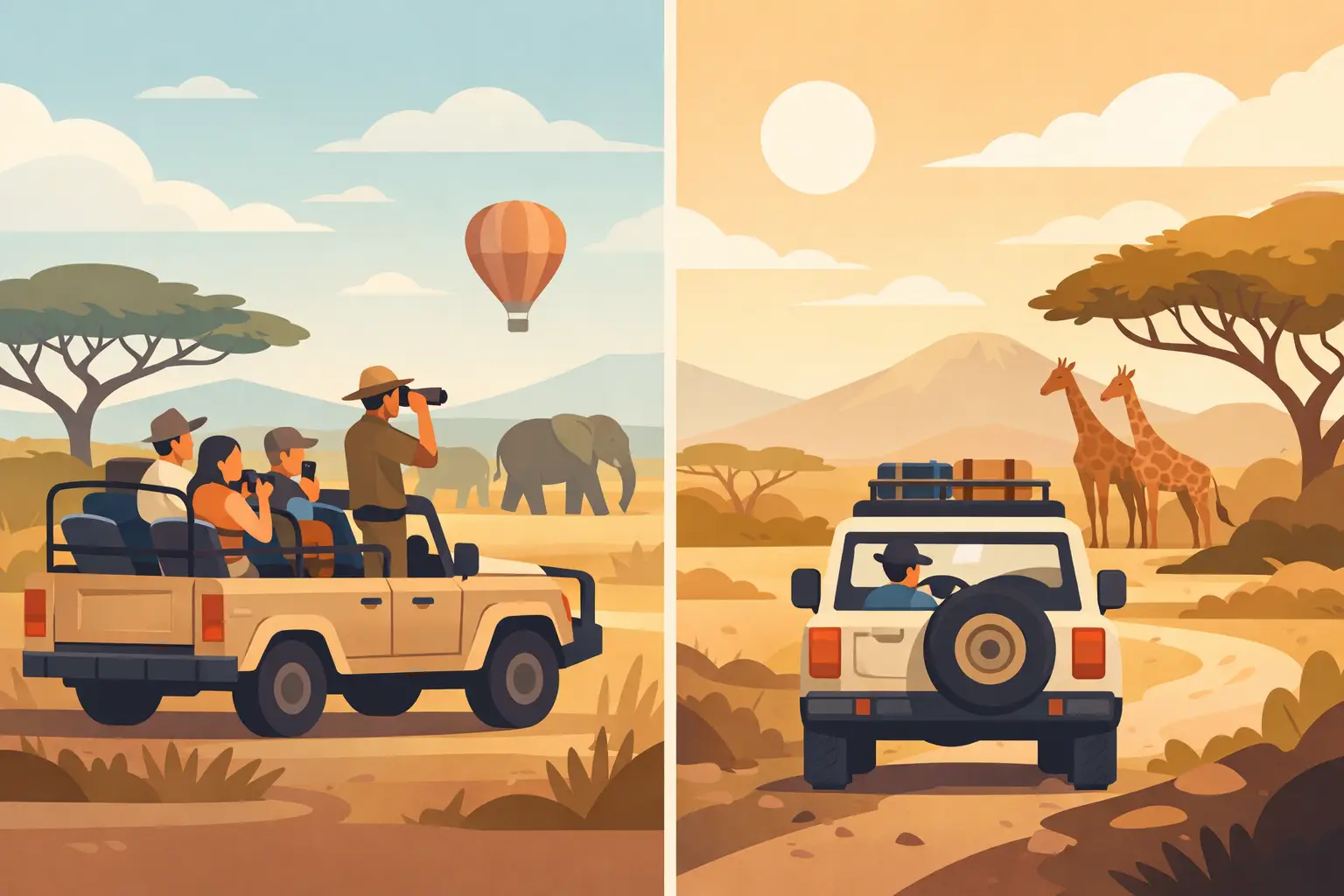 Group Safari Versus Self Drive: Which Fits You?