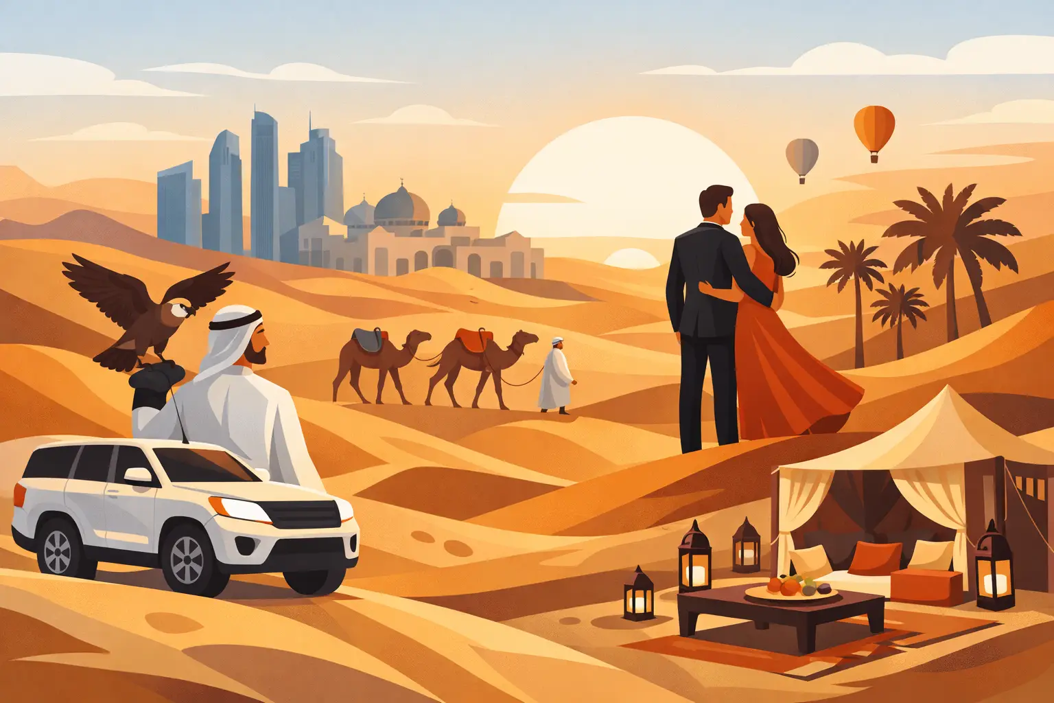 VIP Desert Safari Abu Dhabi for a Special Day