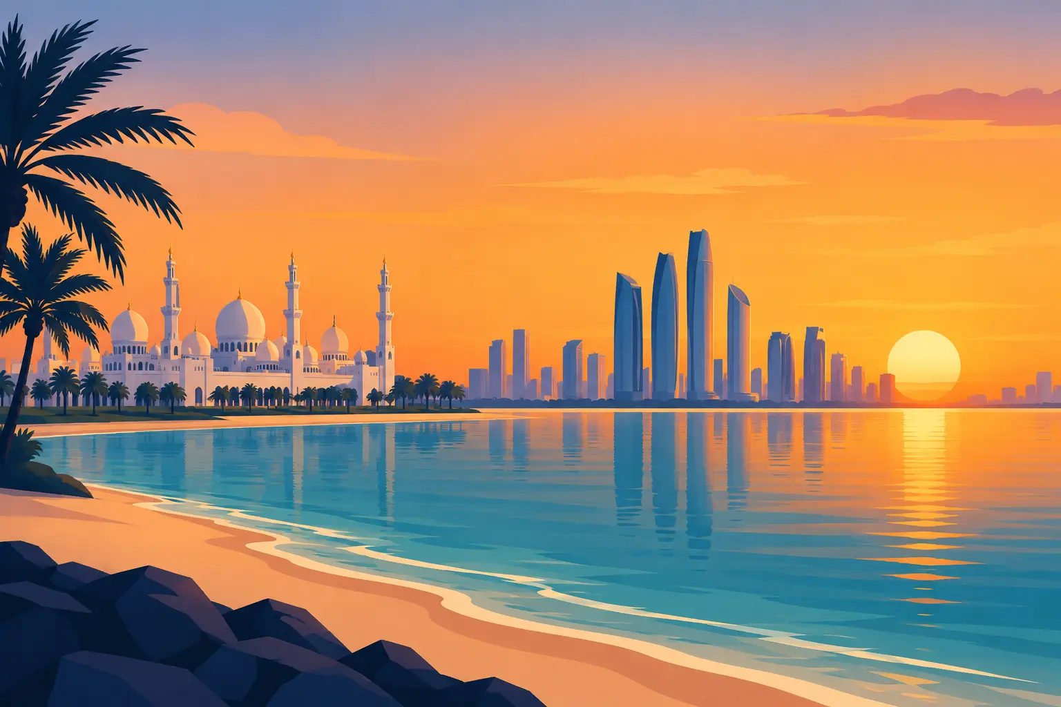 8 Best Abu Dhabi Sunset Locations for Travelers