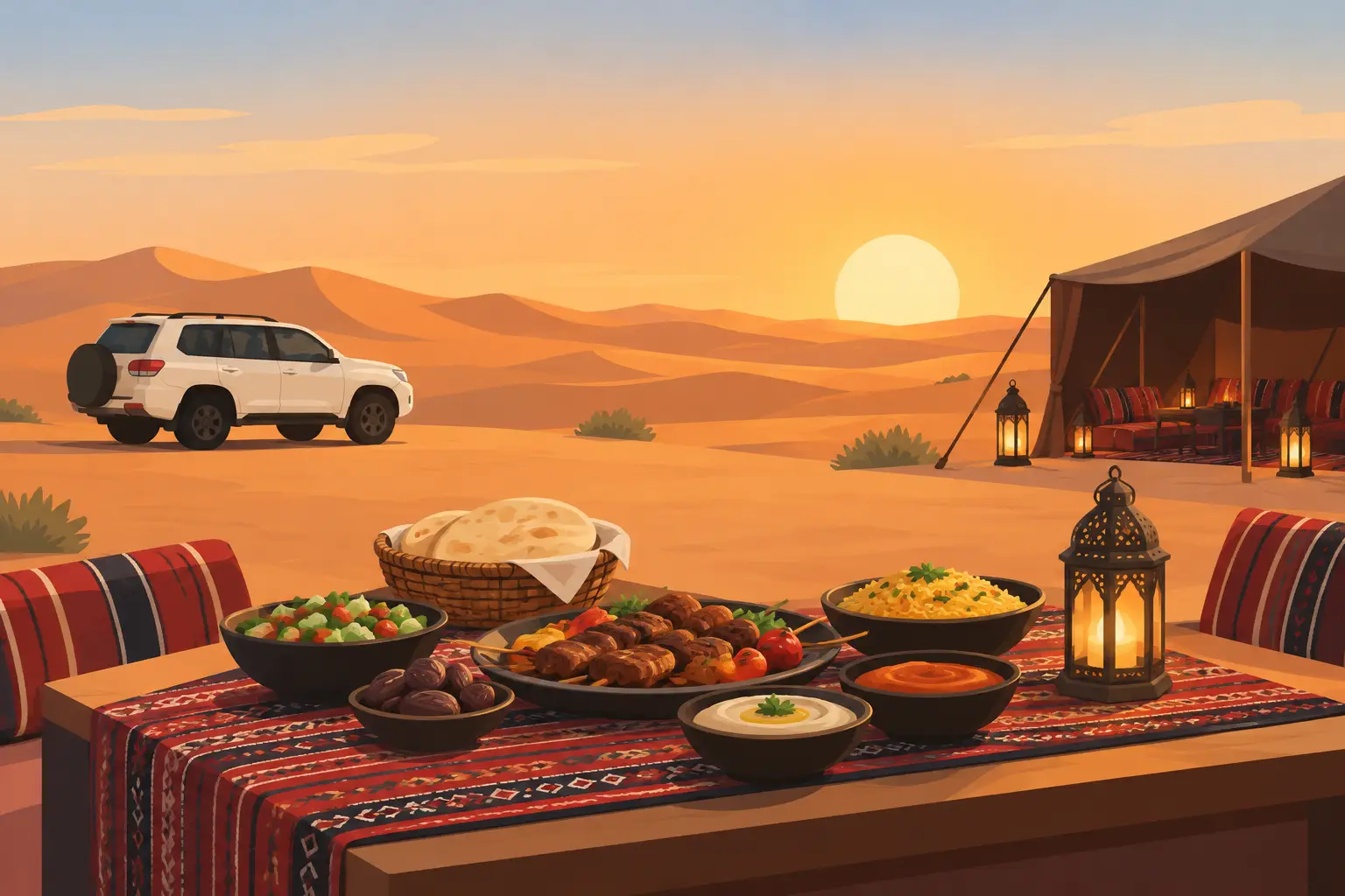 Are Meals Included on an Abu Dhabi Desert Safari?