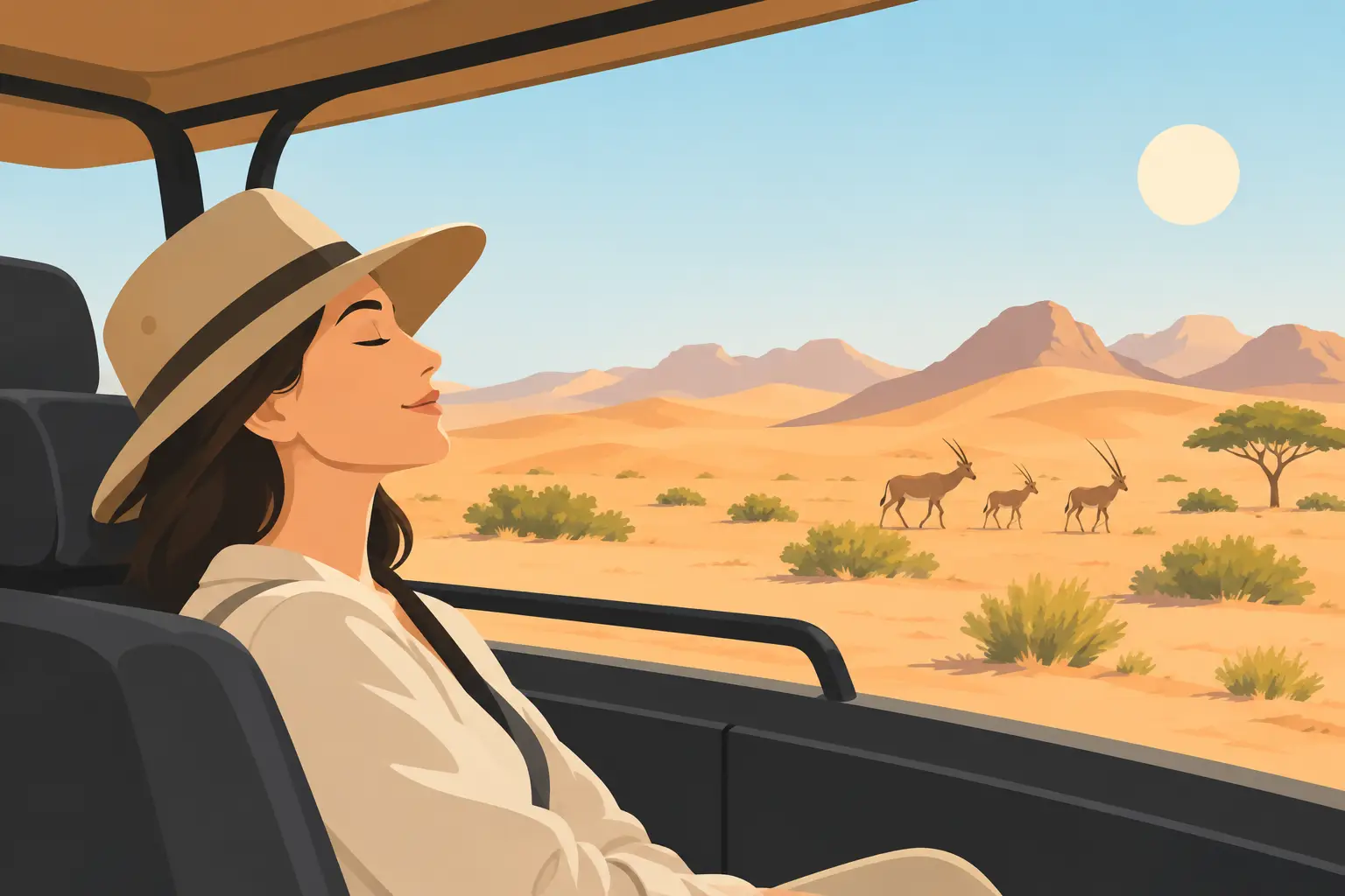 Desert Motion Sickness: Enjoy Your Safari Comfortably
