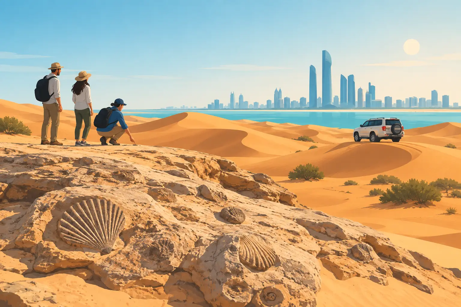 Fossil Dunes Excursion for Abu Dhabi Visitors