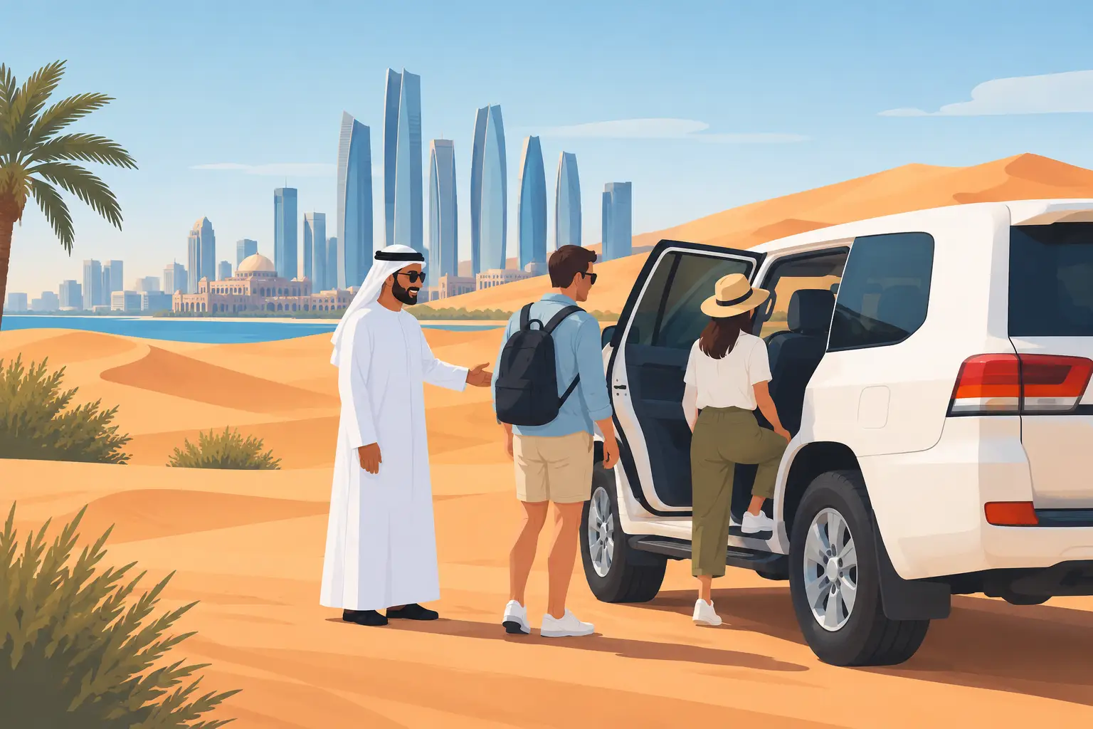 What Does Safari Pickup Include in Abu Dhabi?